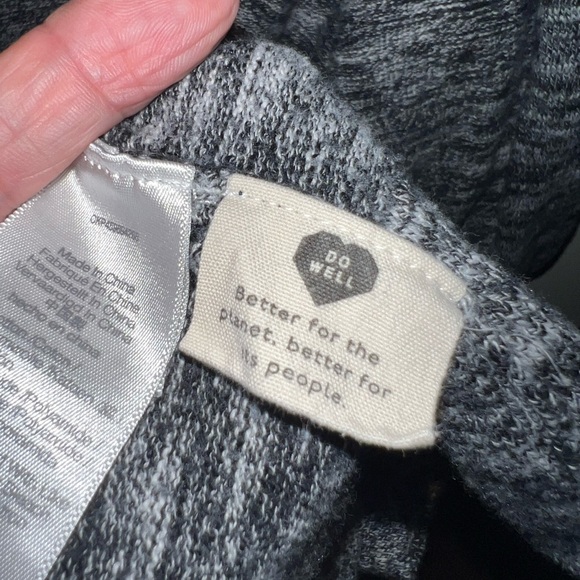 ****Donated****Madewell black & white open cardigan plus size XXL - Picture 7 of 8